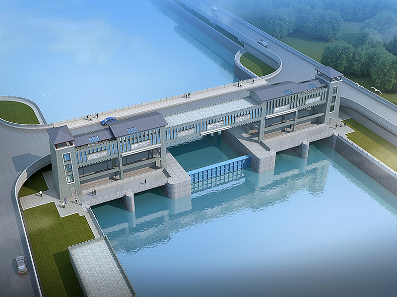 东莞市麻涌镇新第二涌水闸工程